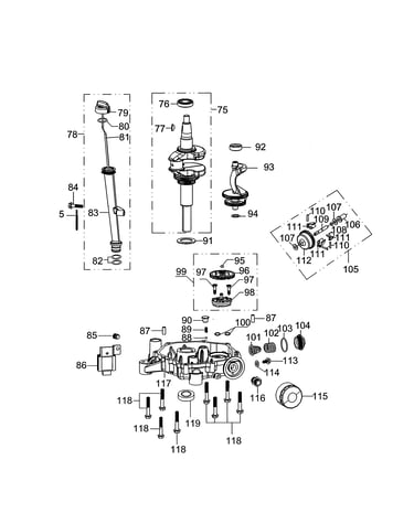Crankshaft & crankcase cover