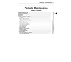 Kawasaki FR541V periodic maintenance -table of contents diagram