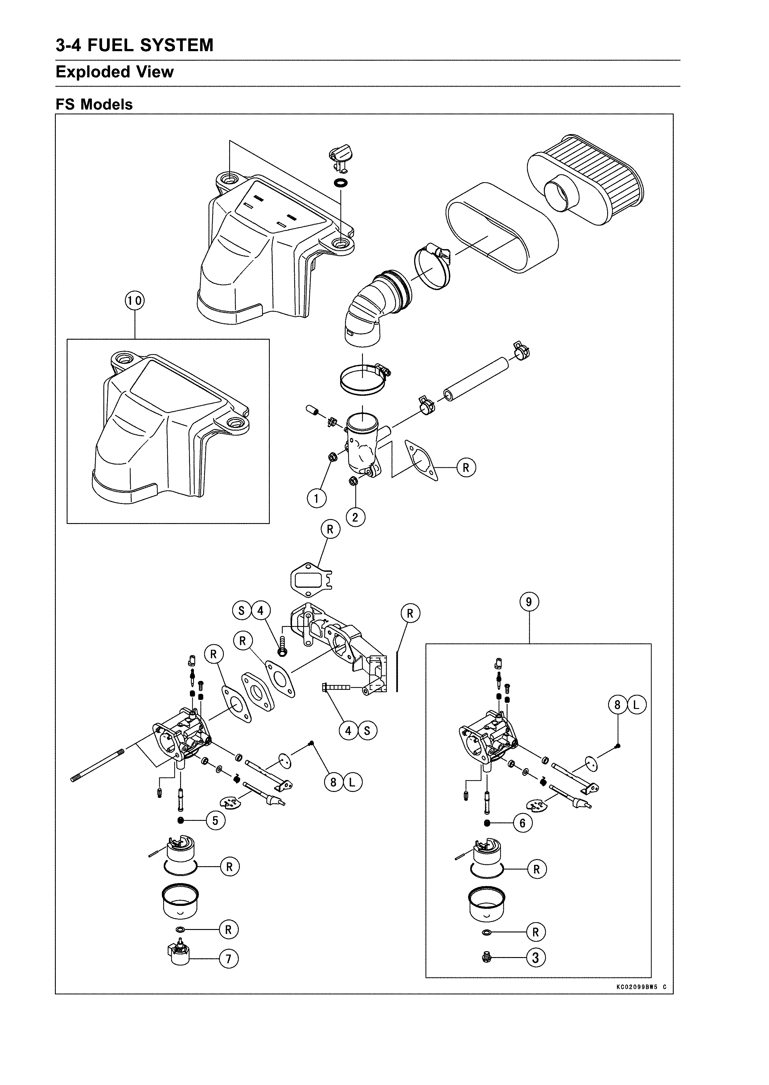 Exploded view - fs models