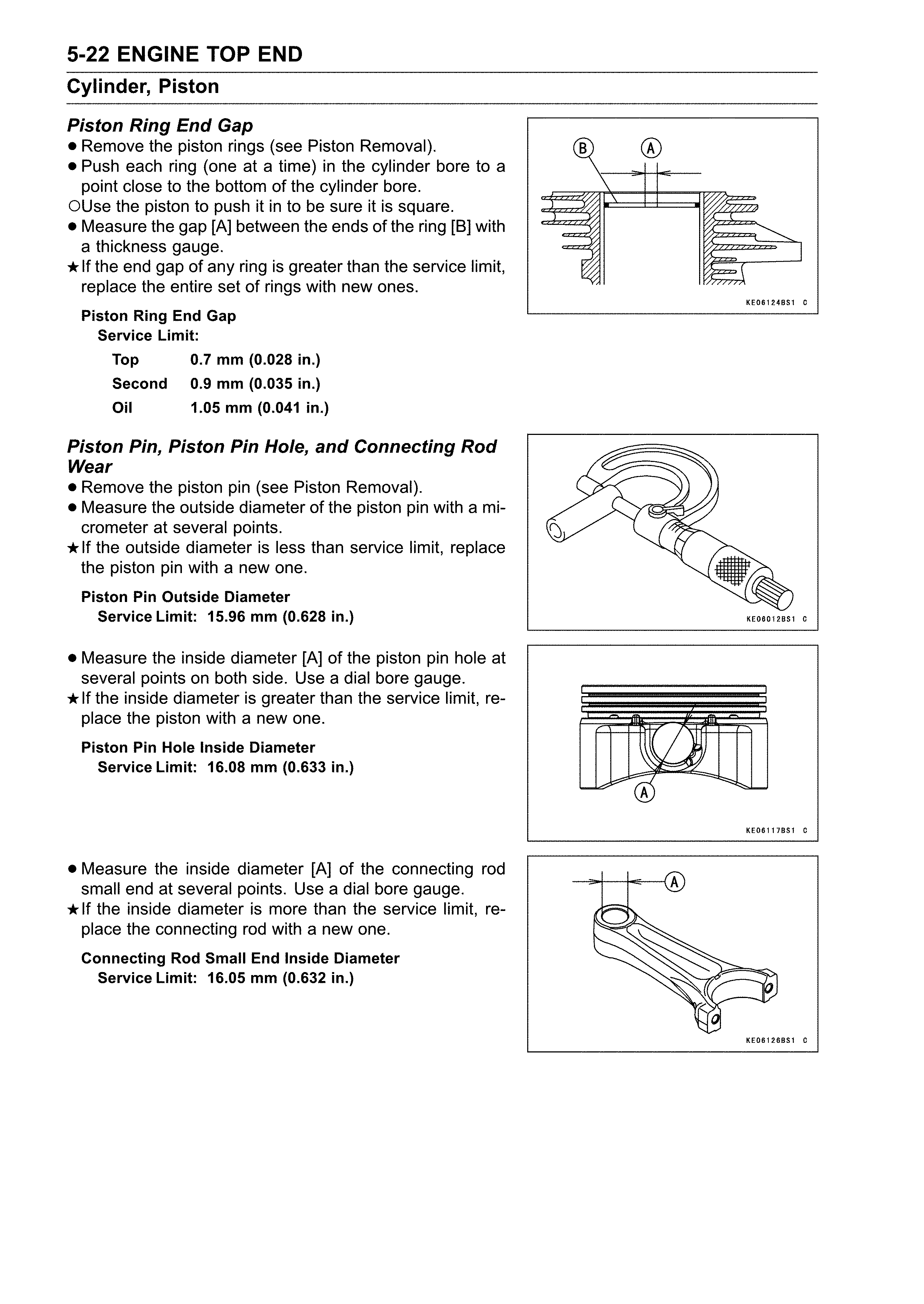 Cylinder, piston