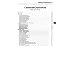 Kawasaki FX481V camshaft/crankshaft - table of contents diagram