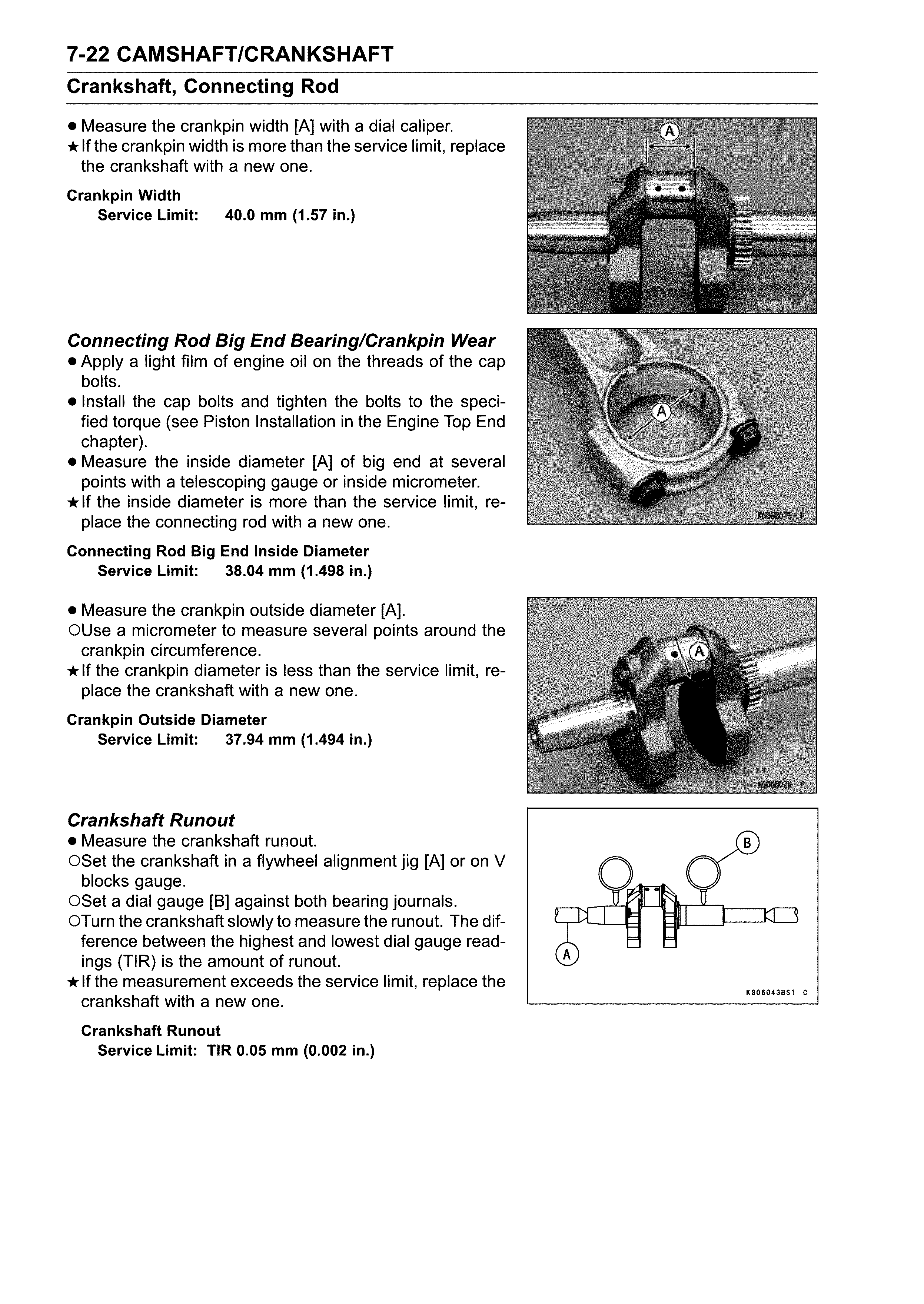 Crankshaft, connecting rod