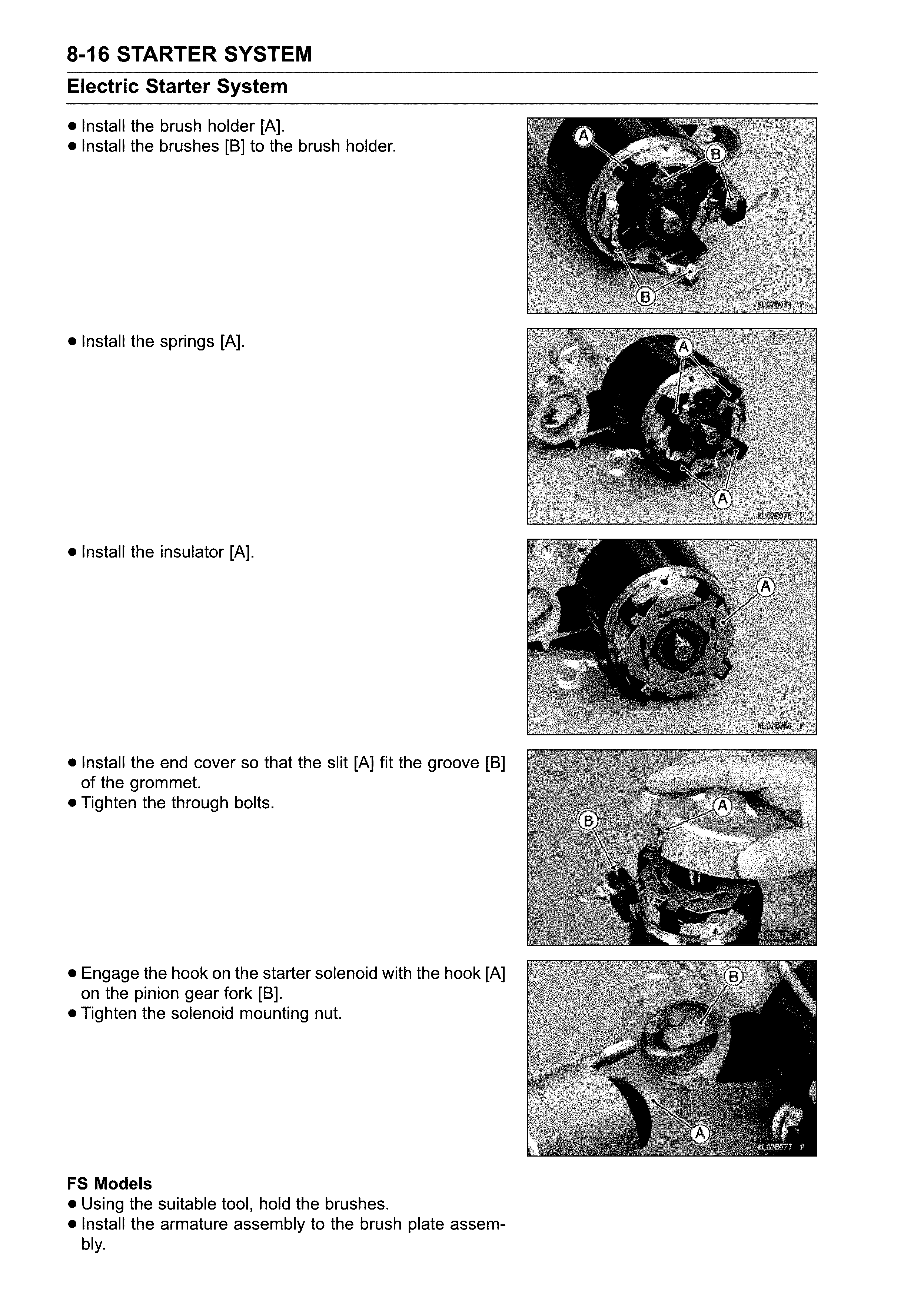 Electric starter system