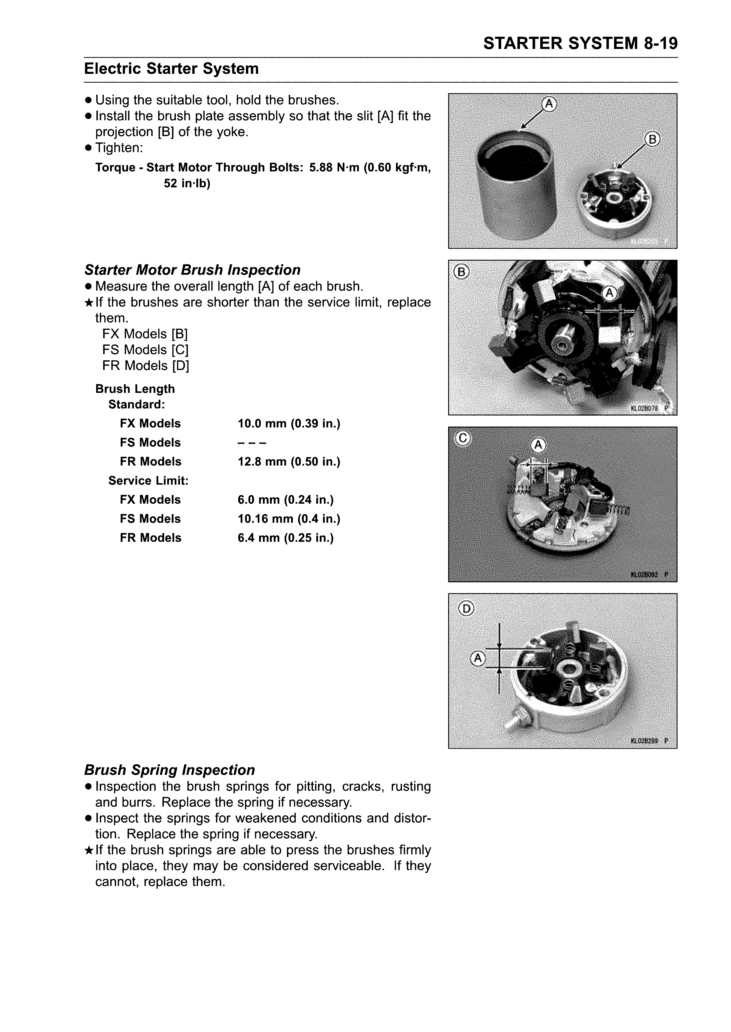 Electric starter system