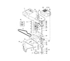 Craftsman 917776741 chassis/deflector diagram