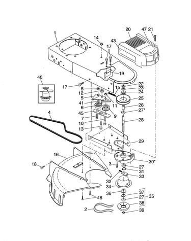 Chassis/deflector
