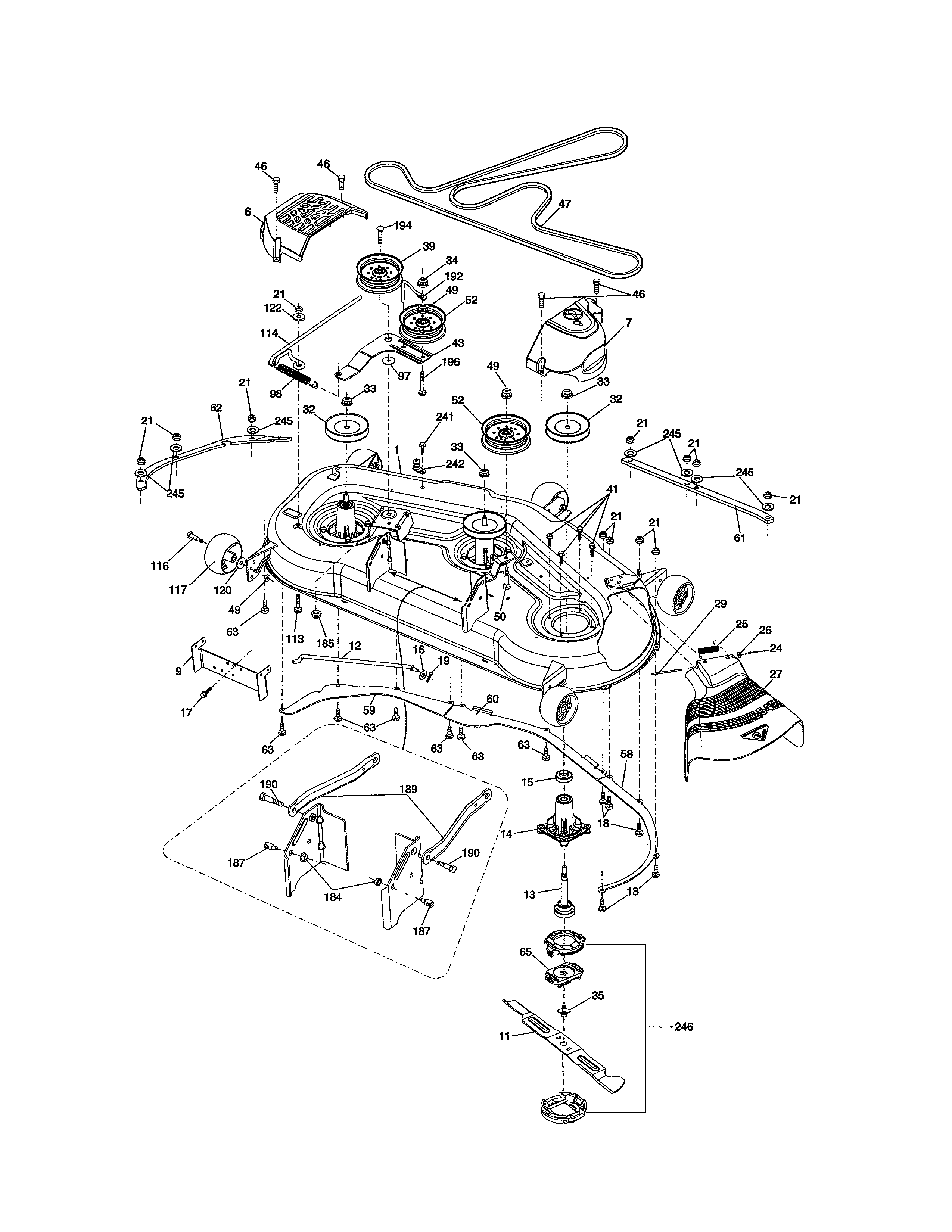 Mower deck