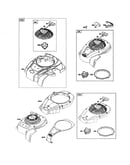 Blower housing/rewind starter
