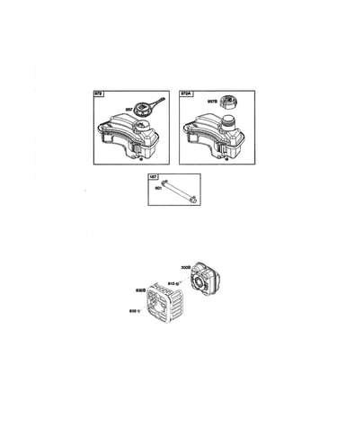 Fuel tank/exhaust system