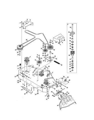 Deck/spindle