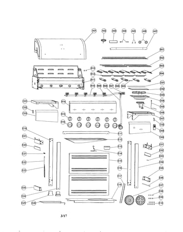 Gas grille