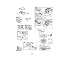 Briggs & Stratton 33S877-0015-G1 air cleaner/flywheel diagram