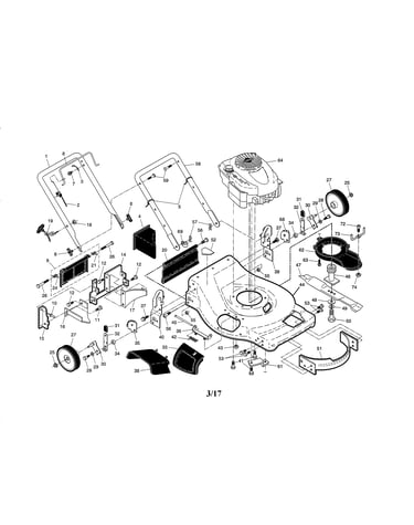 Engine/housing/handle