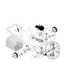 Drive control/gear case/wheels