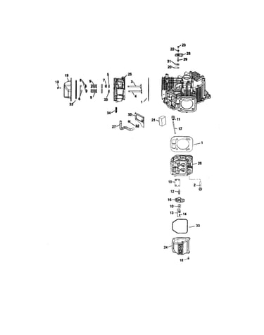 Cylinder head/breather