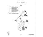 Kenmore 12510701610 vacuum cleaner diagram