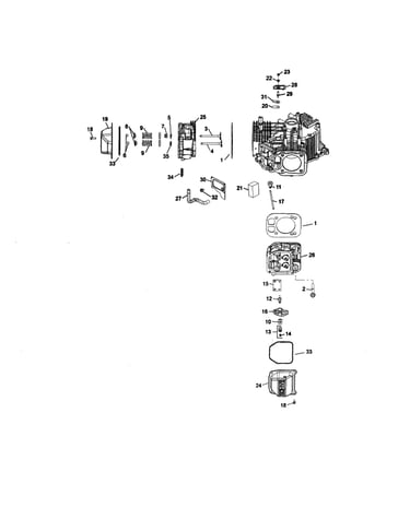 Cylinder head/breather
