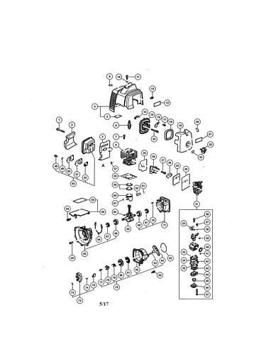 Carburetor/cylinder