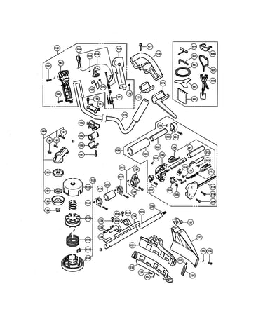 Throttle lever/gear case