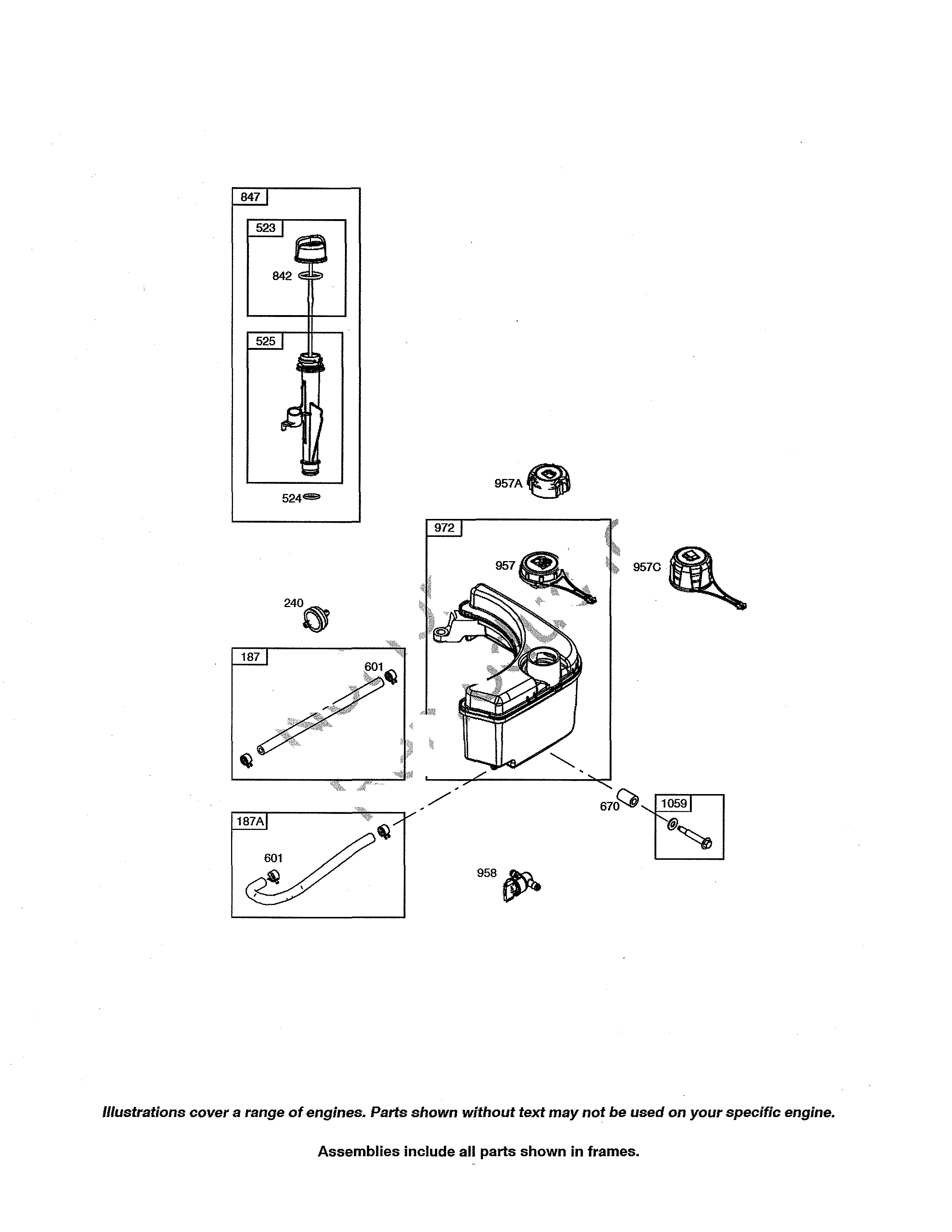 FUEL TANK/DIPSTICK TUBE