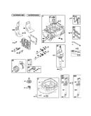 Cylinder/crankshaft/sump