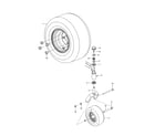 Husqvarna Z246-967271401-00 wheels & tires diagram