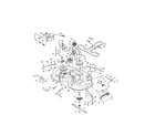 Poulan PP19A42-96046007700 mower deck diagram