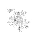 Poulan PP19A42-96046007700 mower deck diagram