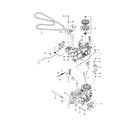 Husqvarna Z254-967638501-00 hydraulic pump-motor diagram