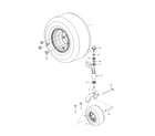 Husqvarna Z254-967638501-00 wheels & tires diagram