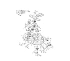 Poulan PP175G42-96046007500 mower deck diagram