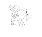 Poulan PP175G42-96046007600 seat diagram