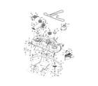 Poulan PP24VA54-96046008000 mower deck diagram