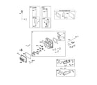 Husqvarna YTH18542-96045005900 head-cylinder/intake manifold diagram