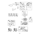 Poulan PP19A42-96046007700 blower housing/air cleaner diagram