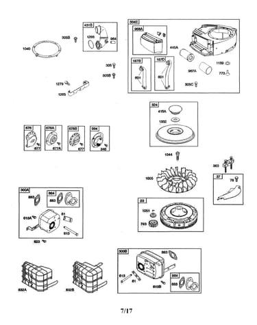 Blower housing/air cleaner