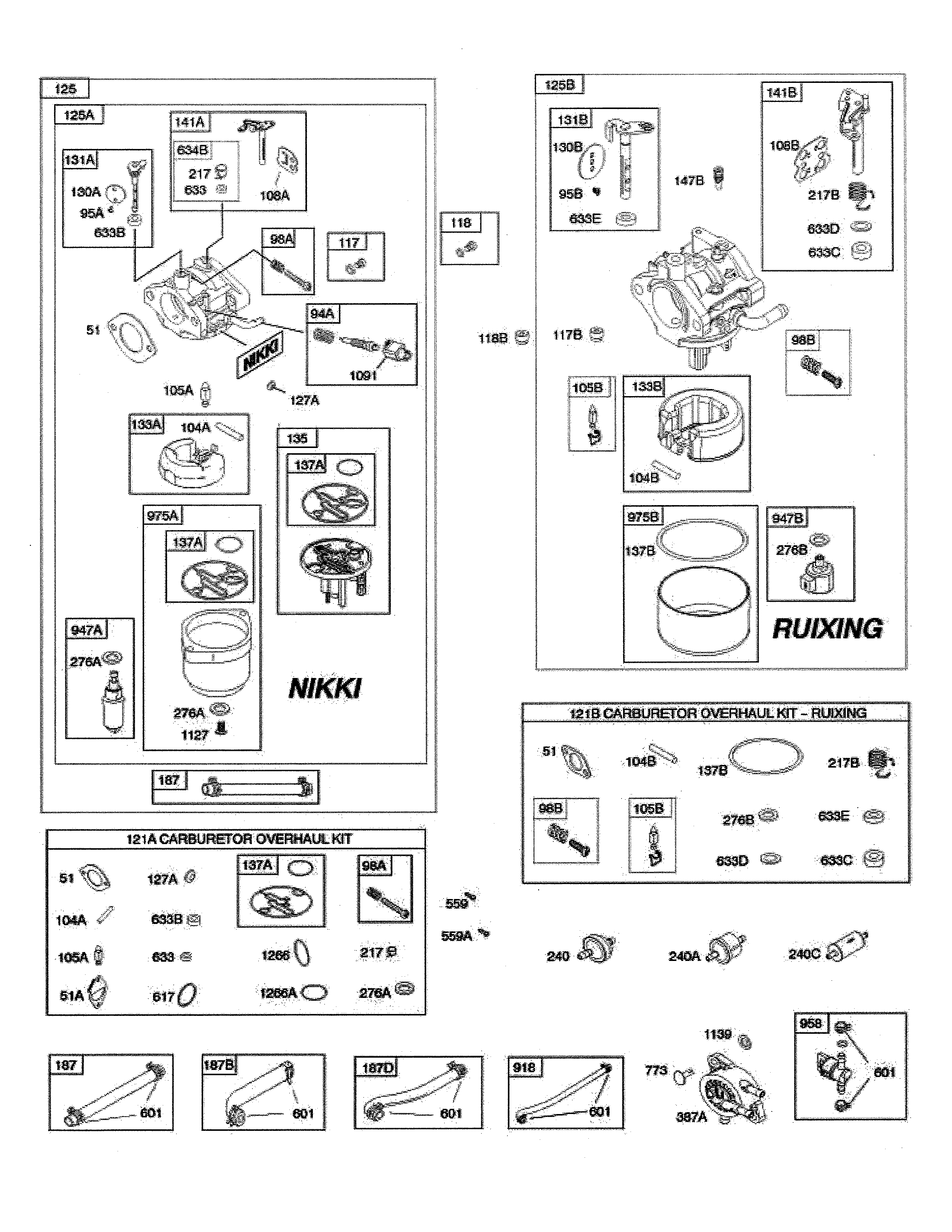 CARBURETOR/FUEL SUPPLY