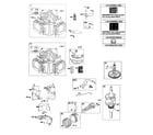 Husqvarna GTH52XLS-96045005700 cylinder/crankshaft/camshaft diagram