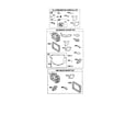 Husqvarna YTH2246-917223905 gasket sets diagram