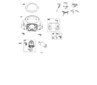 Briggs & Stratton 44N877-0003-G1 blower housing/air cleaner diagram