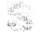 Briggs & Stratton 44N877-0003-G1 cylinder head/intake manifold diagram