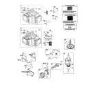 Poulan PP24VA54-96046008000 cylinder/crankshaft diagram