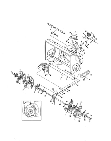 Auger & housing/impeller