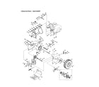 MTD 31AS68EE799 engine/wheels diagram