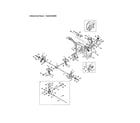 MTD 31AH54TI799 gear box/auger & housing diagram