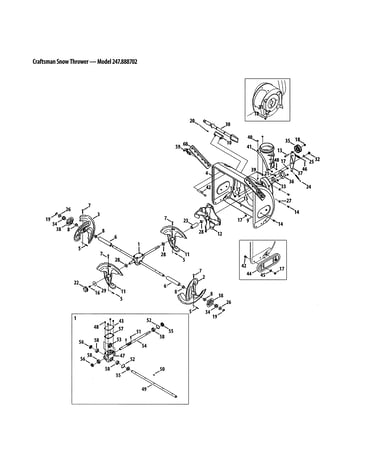 Gear box/auger & housing