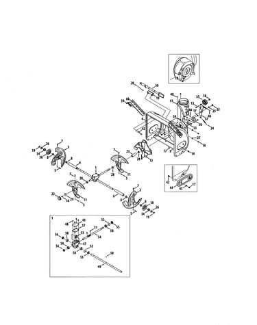 Auger & housing/gearbox