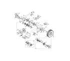 MTD 31AH5DTQ799 gear box/wheels diagram
