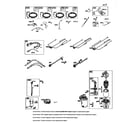 Craftsman 12728876 alternator/wire harness/starter diagram