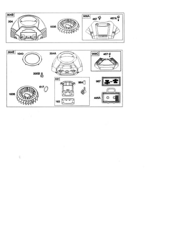 Blower housing/air cleaner